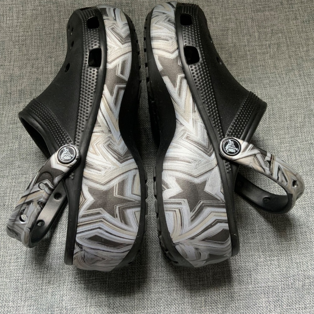 Black Platform Disco Crocs shoes, Size women’s 10 - Picture 6 of 9